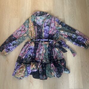 Zara babydoll button down dress